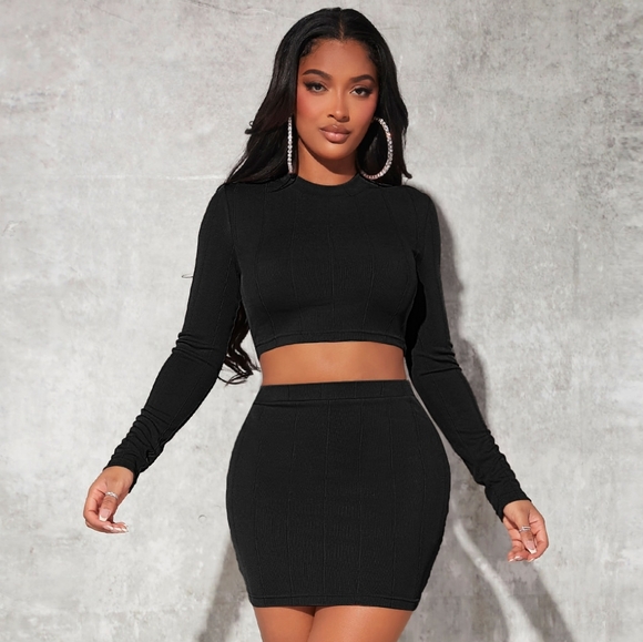 Black 2pc Set - Picture 1 of 7